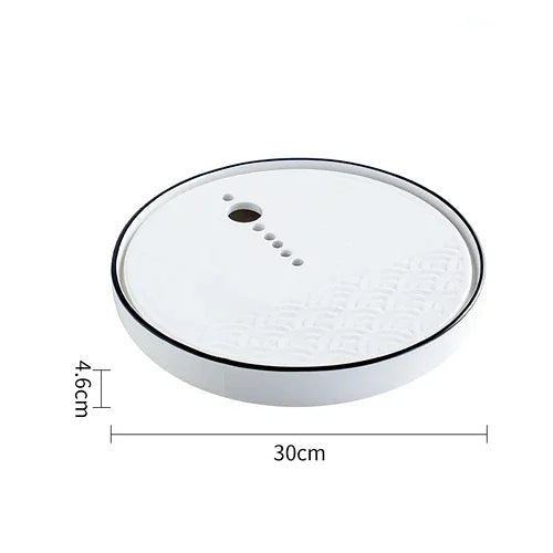 Plateau Buffet Céramique Glace Carbonique – détail design produit qualité supérieure