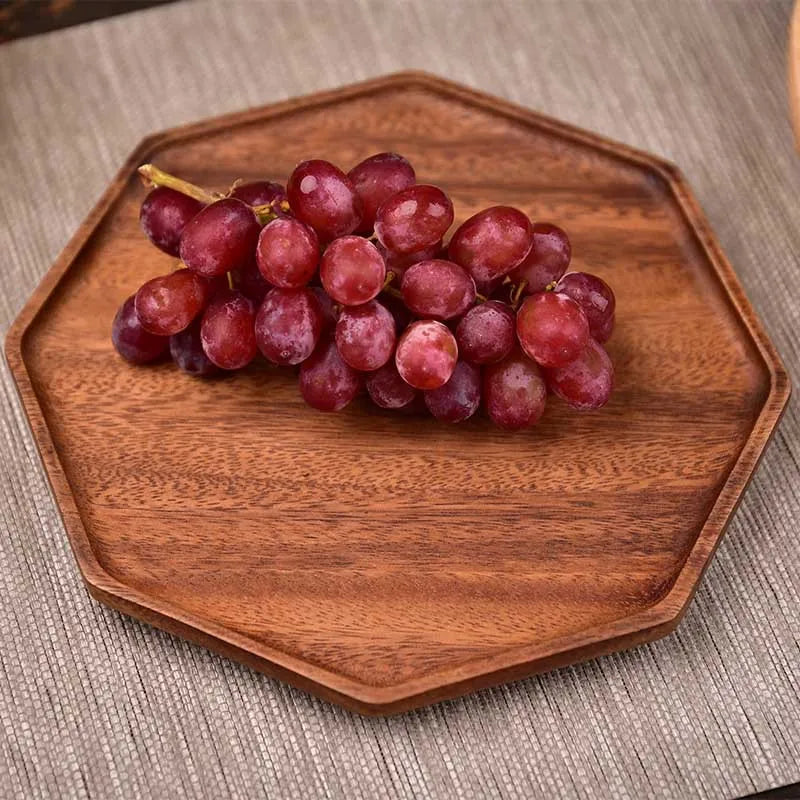 Plateau de Service en Bois d'Acacia
