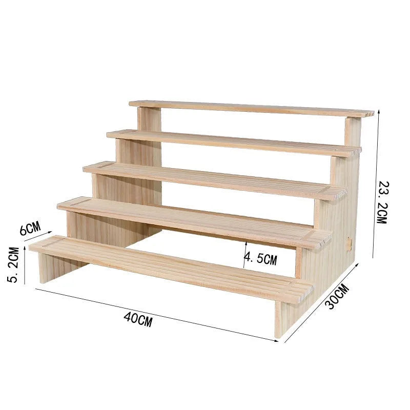 Rehausseur de Buffet Bois Escalier à Étages