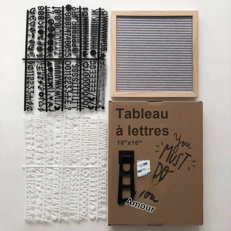 Tableau à Lettres Feutre Multicolore
