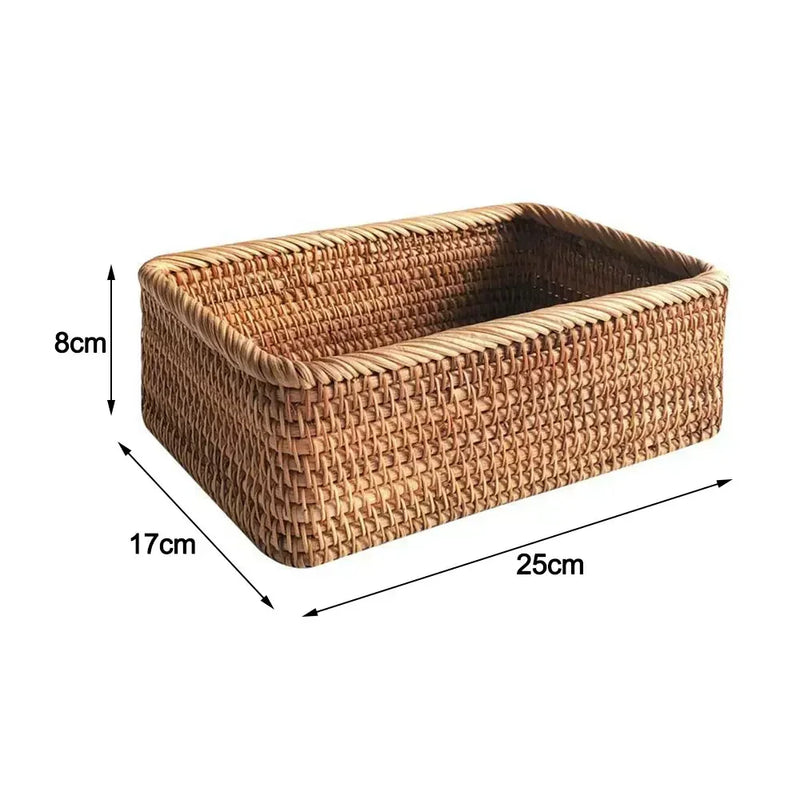 Panier de Présentation en Rotin Tressé