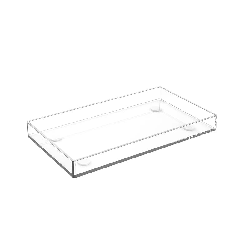 Plateau Acrylique Transparent Élégant – plateau de présentation – détail de la finition