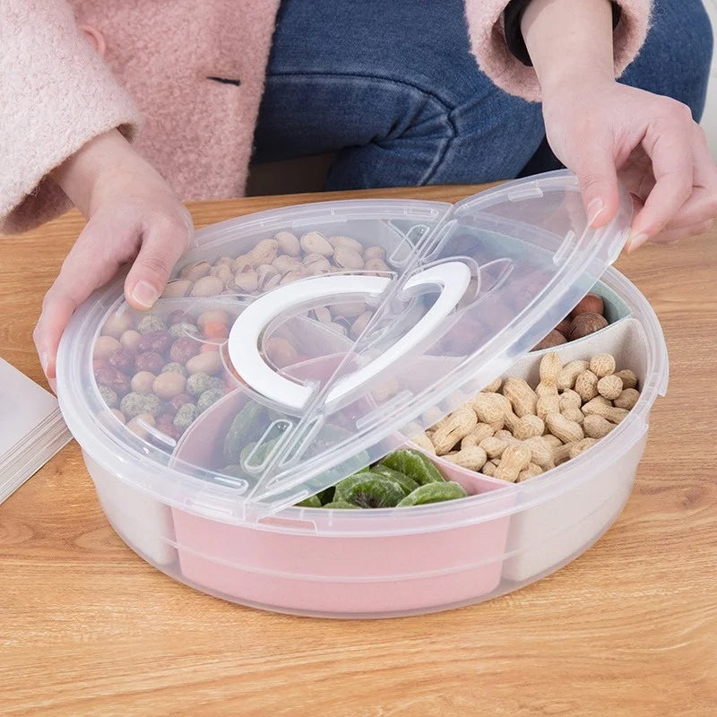 Plateau Compartimenté Fruits et Snacks – plateau de présentation – détail de la finition