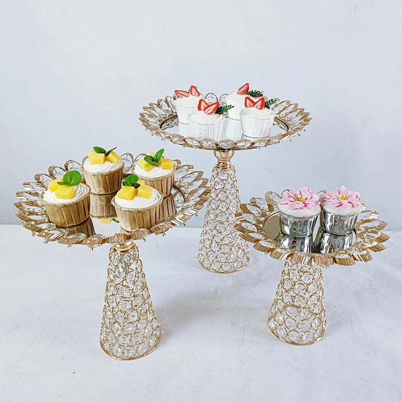Présentoir Macarons Doré Argenté Mariage – présentoir à macarons – vue d'ensemble