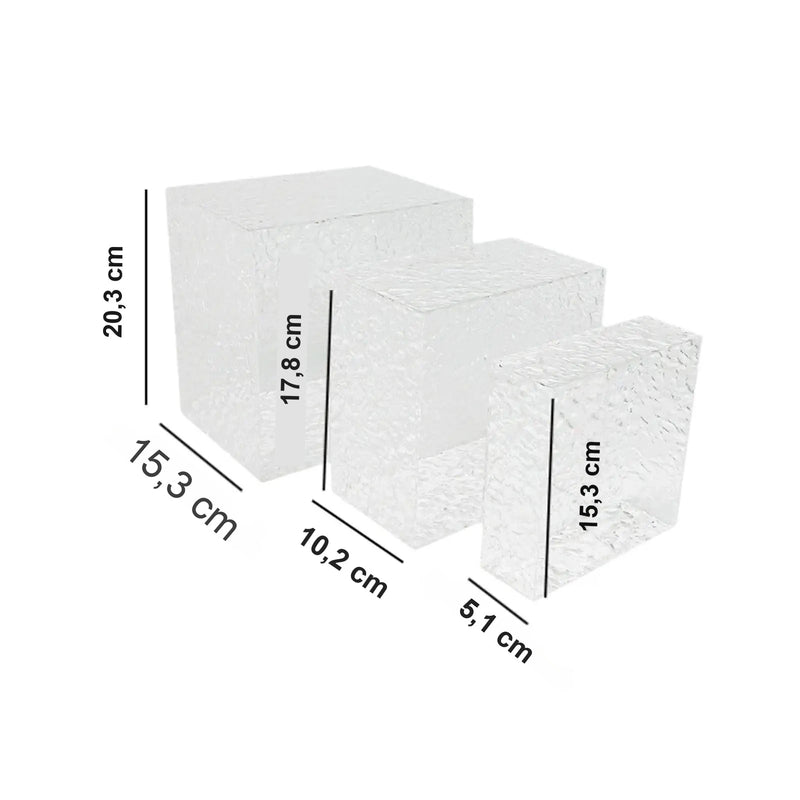 Présentoir Buffet Acrylique Multi-Usage – présentoir buffet – mise en scène pour réception