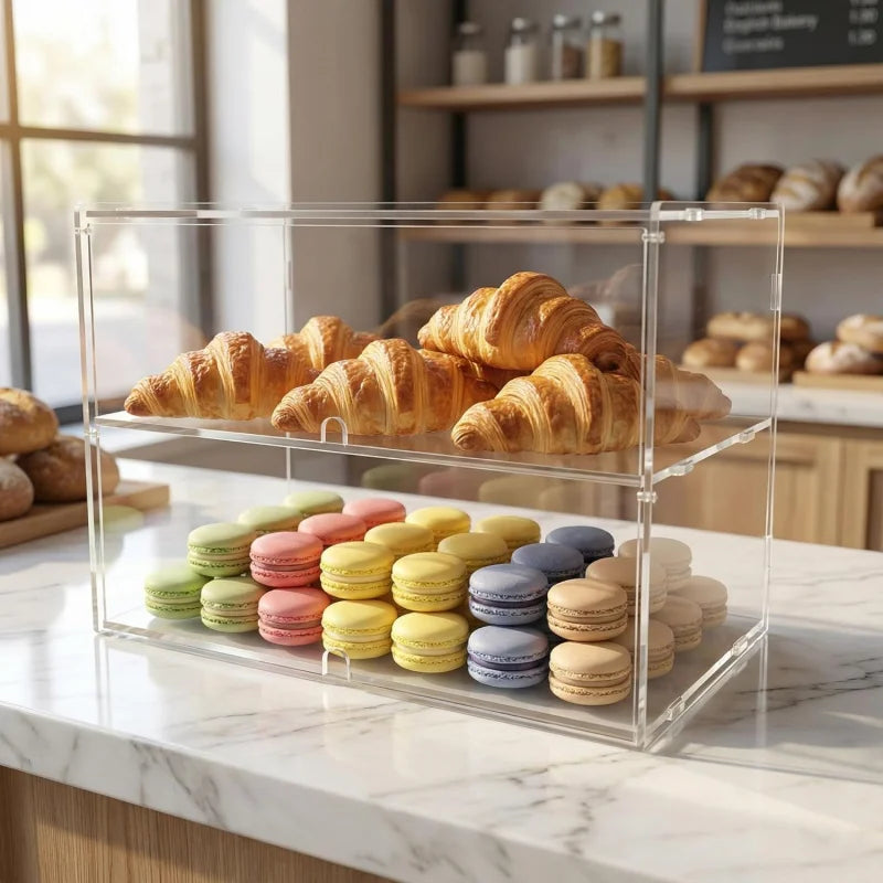 Vitrine Présentoir Pâtisserie Multi-Niveaux – présentoir gâteau – vue d'ensemble
