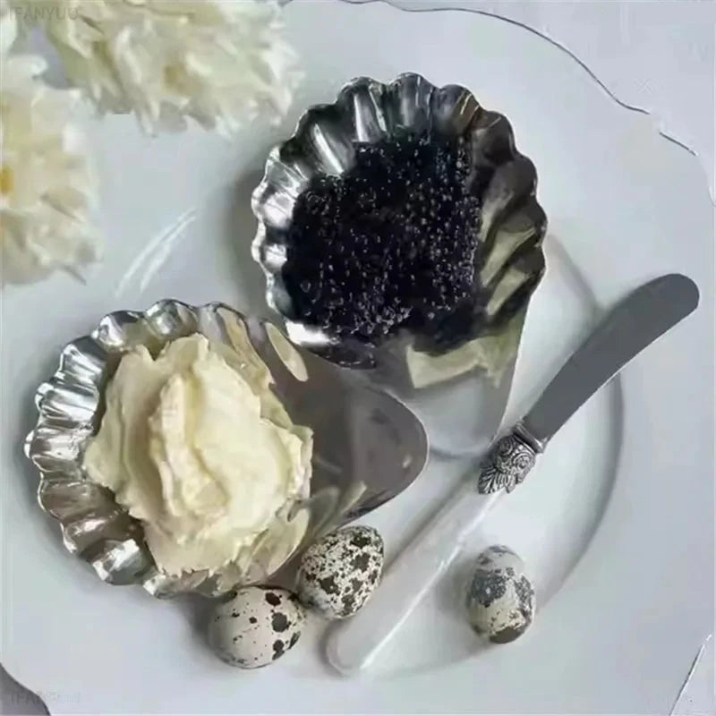 Assiette Coquillage Apéritif Inox