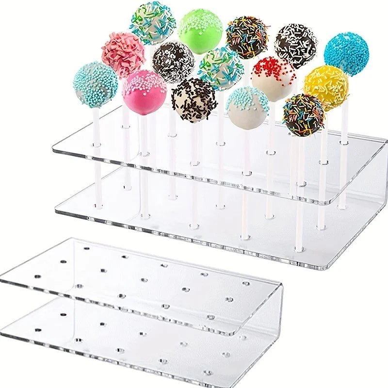 Présentoir Sucettes Acrylique Transparent Fête – présentoir à bonbons – vue d'ensemble