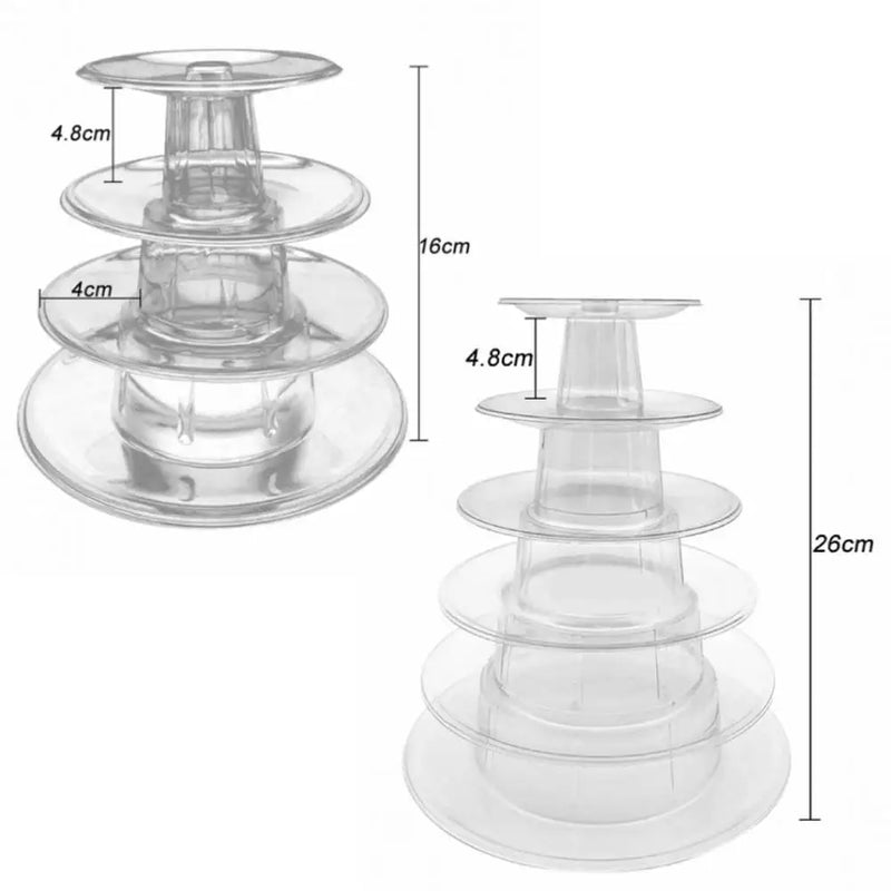 Présentoir Cupcakes Transparent Multi-Niveaux – présentoir cupcake – mise en scène pour réception