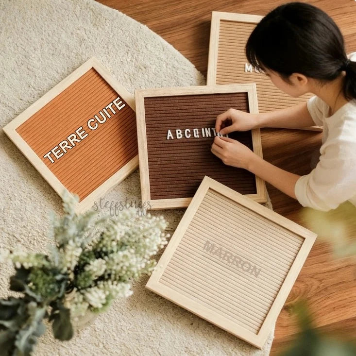 Tableau à Lettres Feutre Multicolore