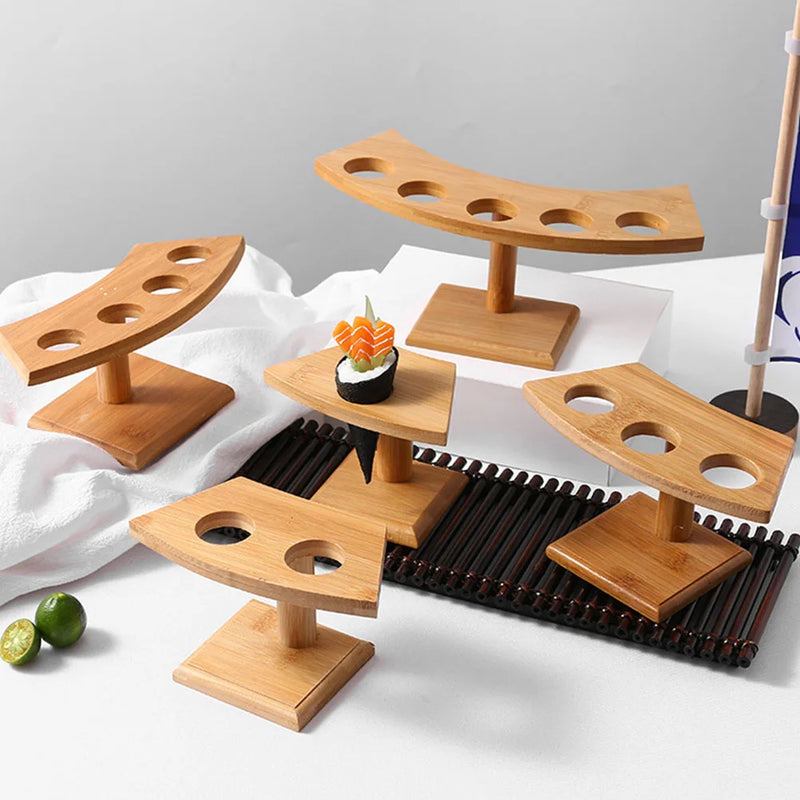 Présentoir Cornets Glace Bois Buffet – présentoir buffet – détail de la finition