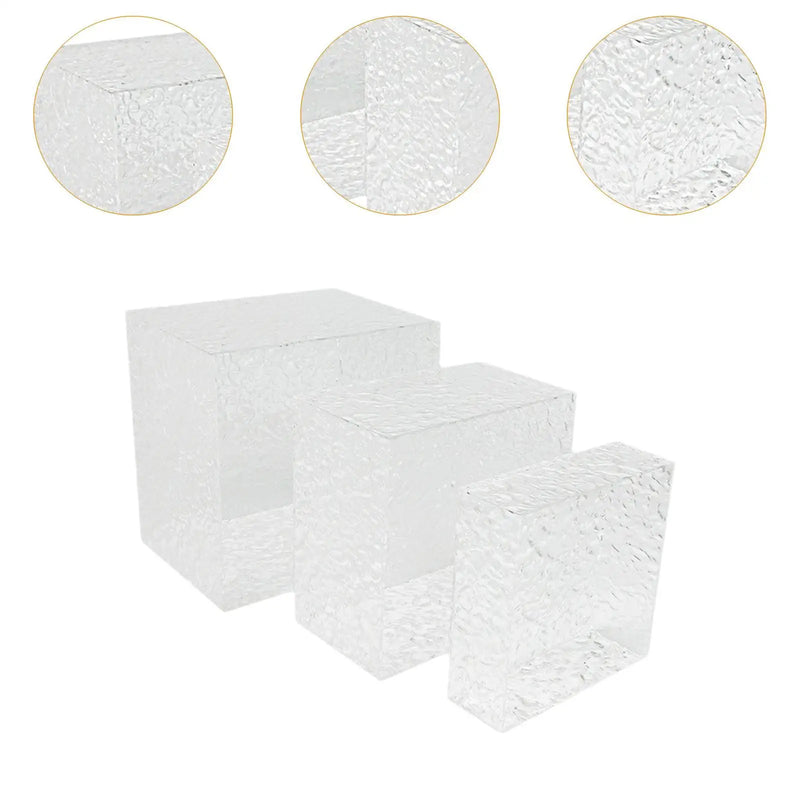 Présentoir Buffet Acrylique Multi-Usage – présentoir buffet – gros plan sur la matière