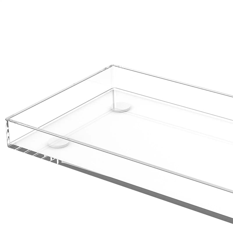 Plateau Acrylique Transparent Élégant – plateau de présentation – vue d'ensemble