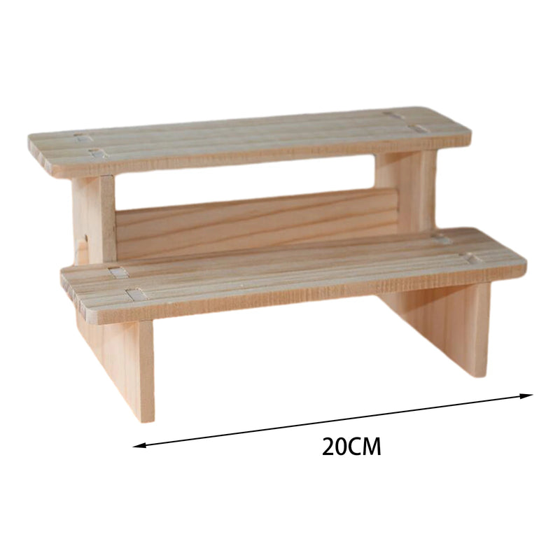 Rehausseur de Buffet Bois Rectangulaire à Étages