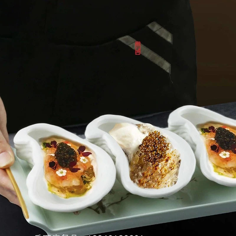 Assiette de Présentation Céramique Coquillage