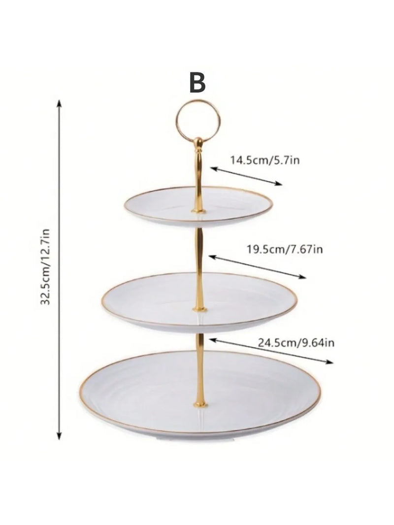 Présentoir Gâteaux 3 Étages Mariage – présentoir gâteau – vue de dessus