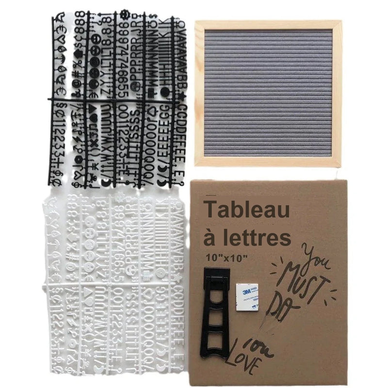 Tableau à Lettres Feutre Multicolore