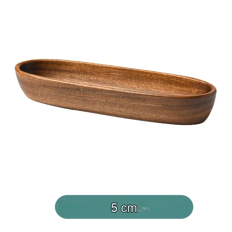 Plateau Compartimenté en Bois Rond