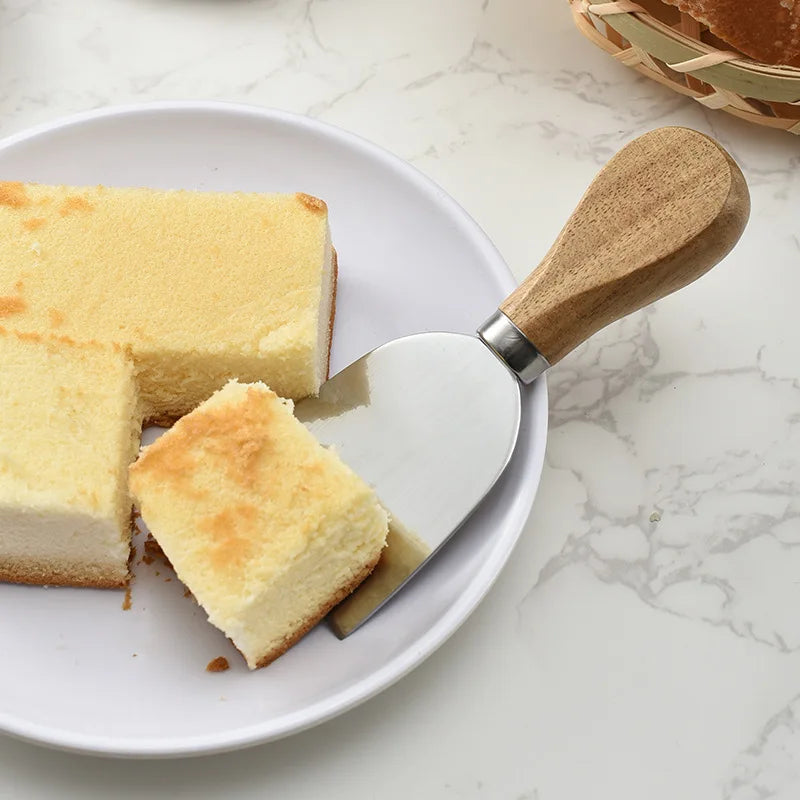 Couteaux à Fromage Manche Bois Lot de 4