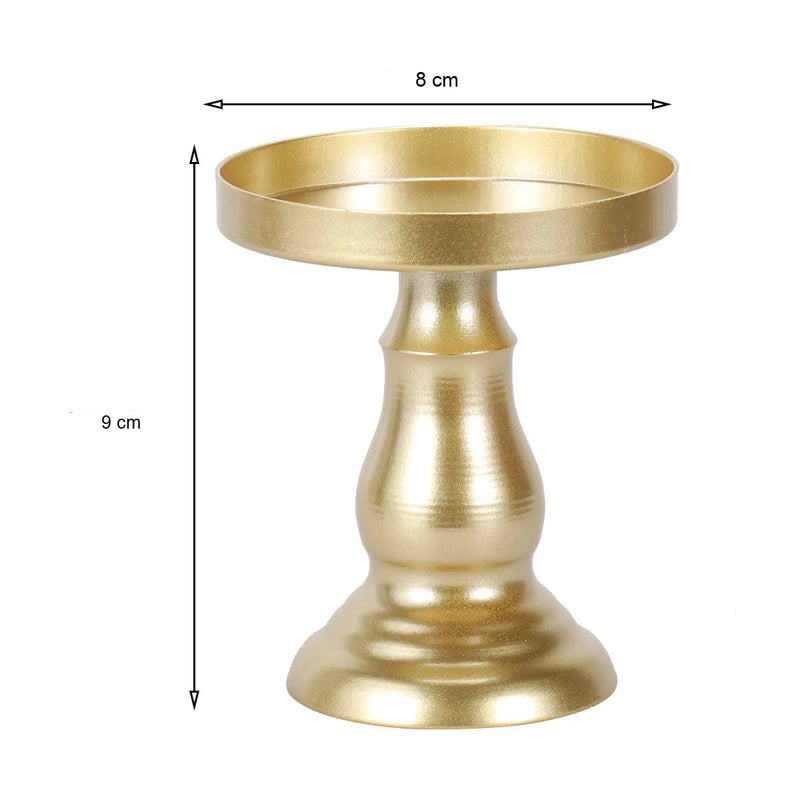 Plateau Gâteau Métal Doré Mariage – présentoir gâteau – vue de dessus