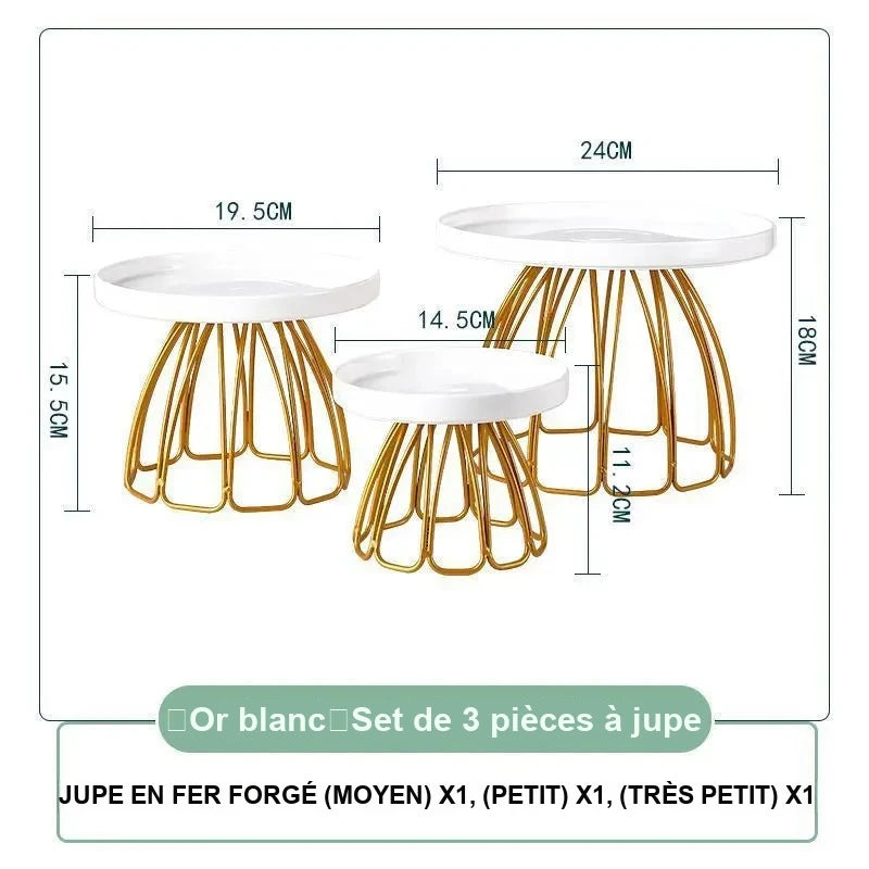 Présentoir Gâteaux Extérieur Mariage Fiançailles – présentoir gâteau – présentation complète