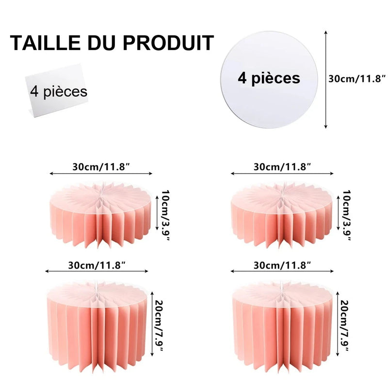 Présentoir Cupcakes Papier Pliable Buffet – présentoir cupcake – vue alternative