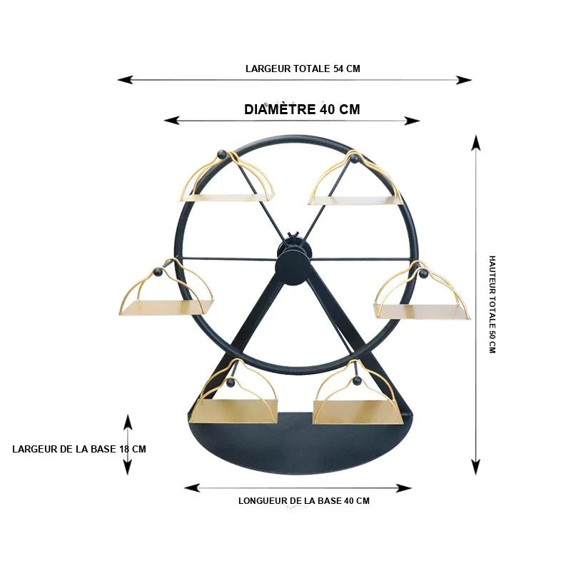 Présentoir Rotatif Grande Roue Buffet