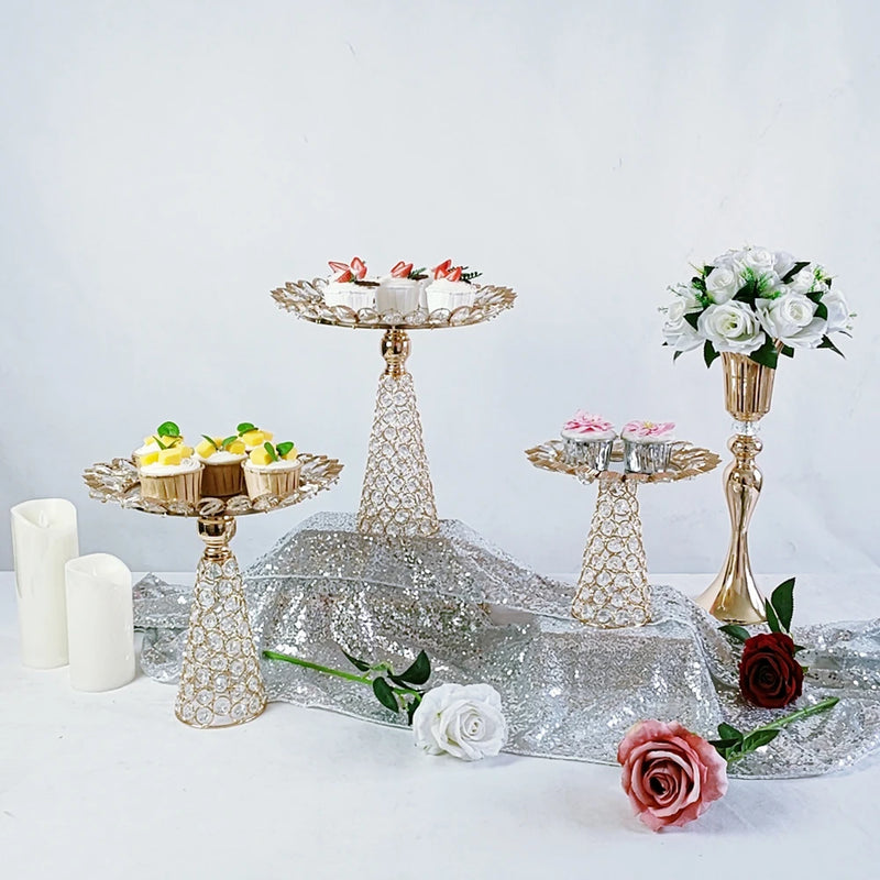 Présentoir Macarons Doré Argenté Mariage – présentoir à macarons – détail de la finition