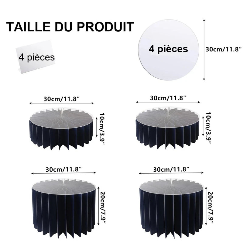 Présentoir Cupcakes Papier Pliable Buffet – présentoir cupcake – détail de la finition