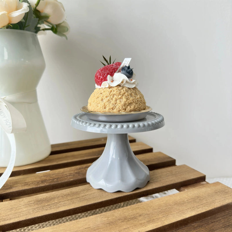 Mini Présentoir Cupcake Plastique Rétro – présentoir cupcake – vue d'ensemble