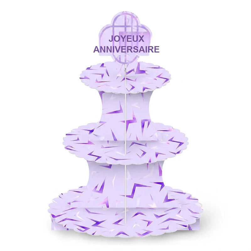 Présentoir Cupcake Kpop Violet