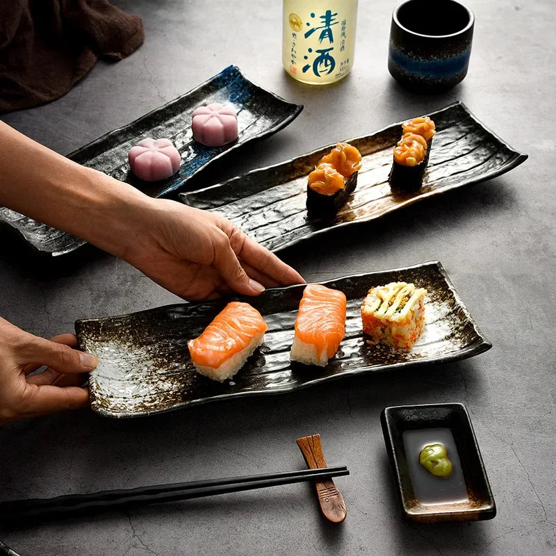 Assiette de Présentation Sushi Céramique 28 cm