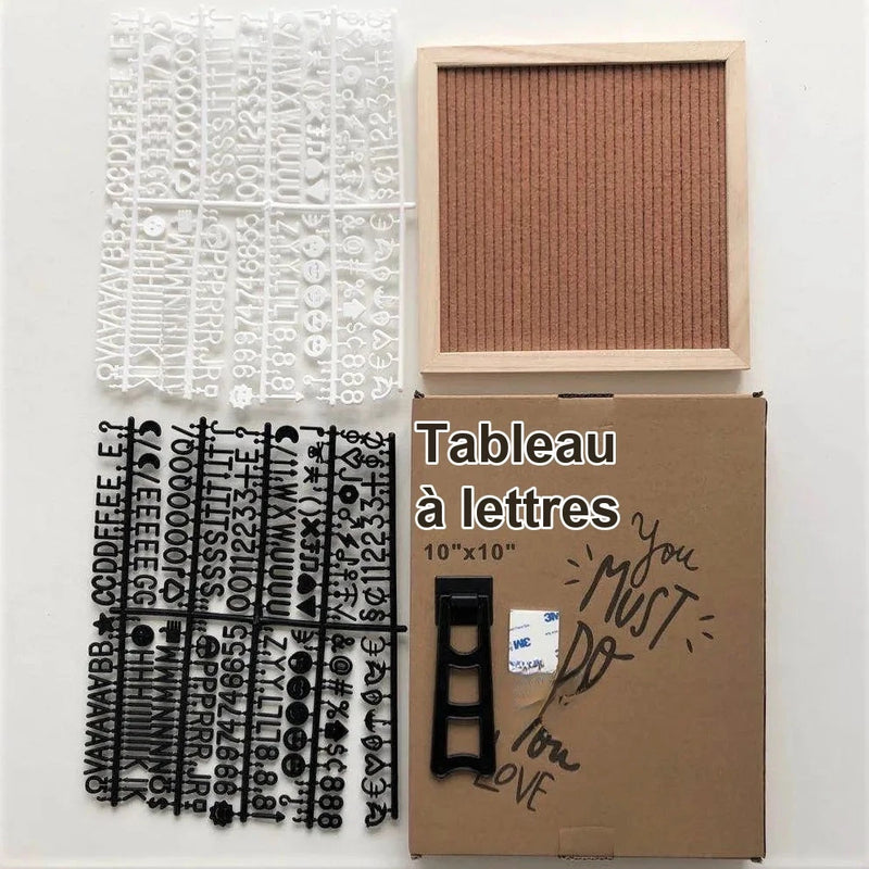 Tableau à Lettres Feutre Multicolore
