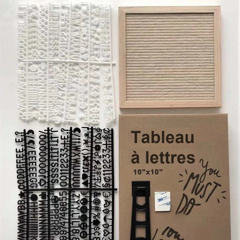 Tableau à Lettres Feutre Multicolore