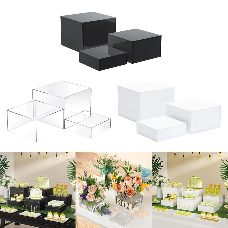 Présentoir Buffet Rehausseur Alimentaire Traiteur – cube présentoir buffet – en situation sur un buffet