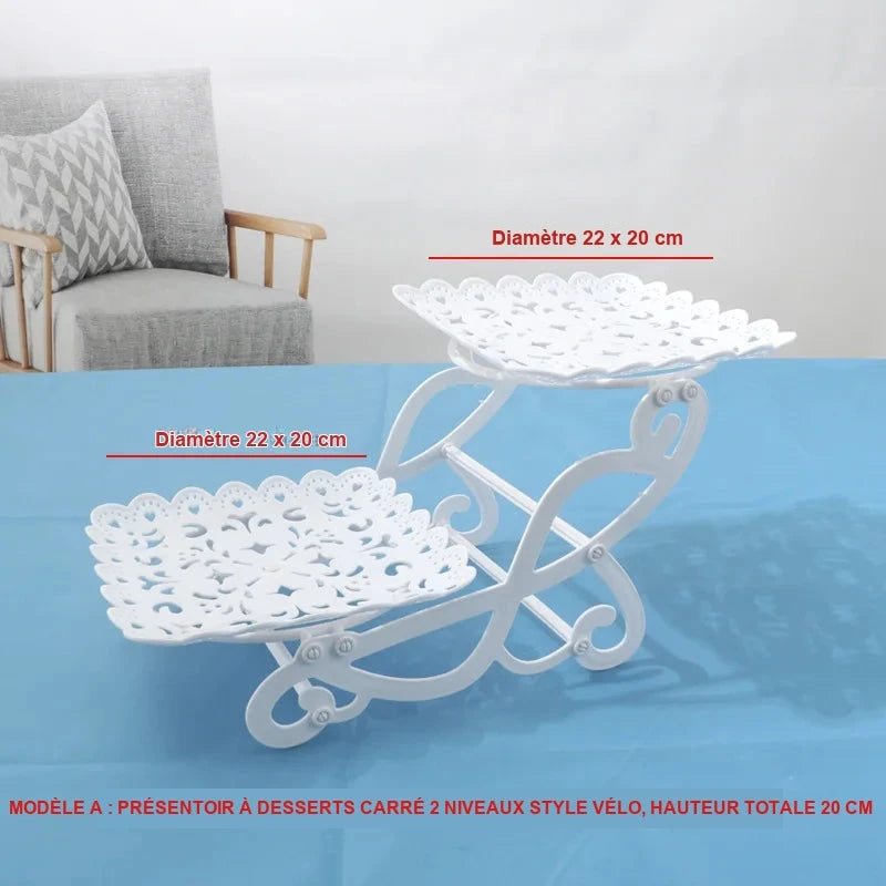 Présentoir Gâteau Multi-Formats Buffet Mariage – présentoir gâteau – vue alternative