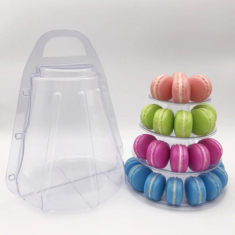 Présentoir Cupcake Macaron 4 Étages Élégant – présentoir cupcake – détail de la finition