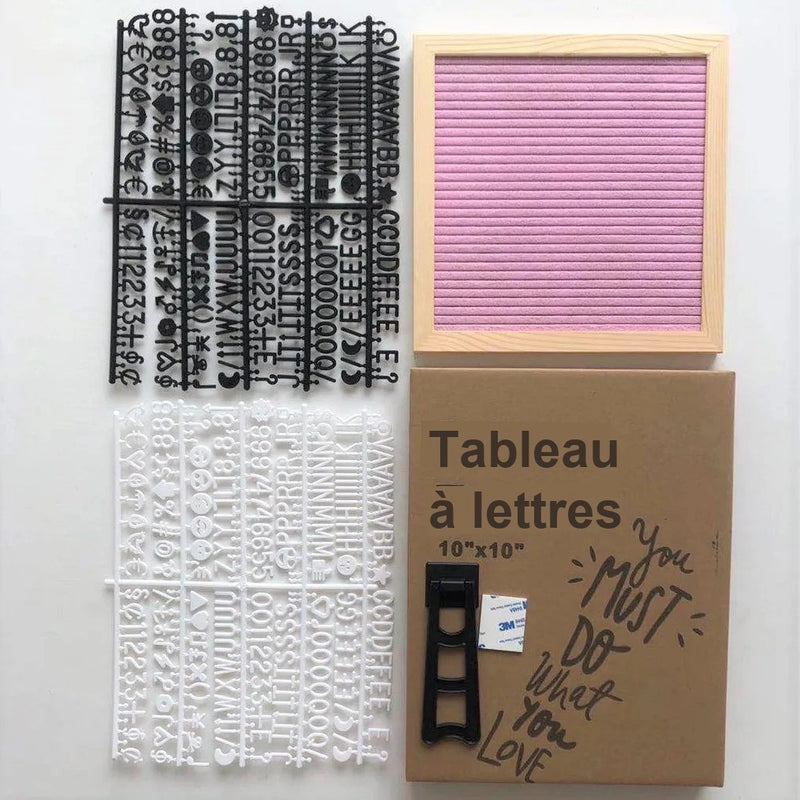 Tableau à Lettres Feutre Multicolore