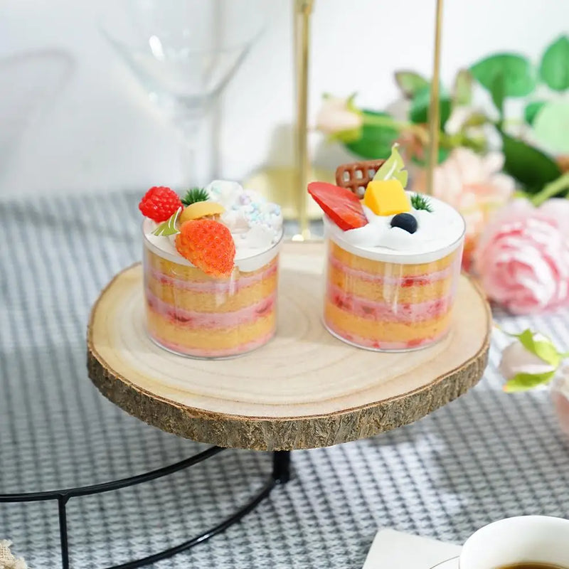 Plateau Bois 3 Étages – accessoire buffet de réception luxueux