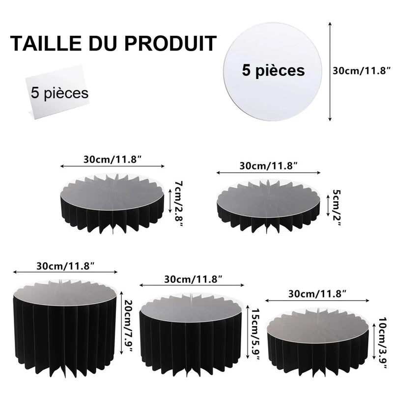 Présentoir Cupcakes Papier Pliable Buffet – présentoir cupcake – vue générale