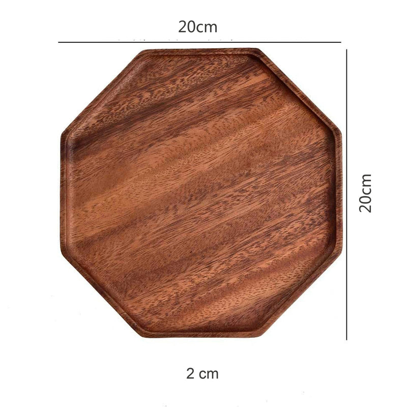 Plateau de Service en Bois d'Acacia