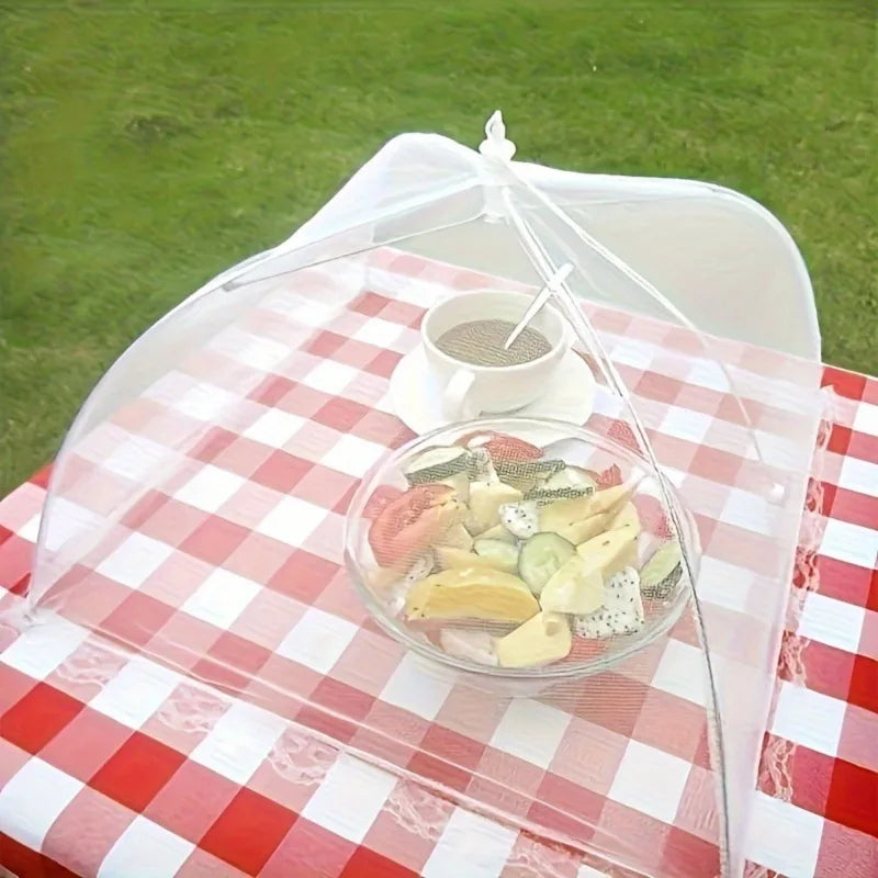 Cloche Alimentaire Pliable Tulle Blanc Buffet