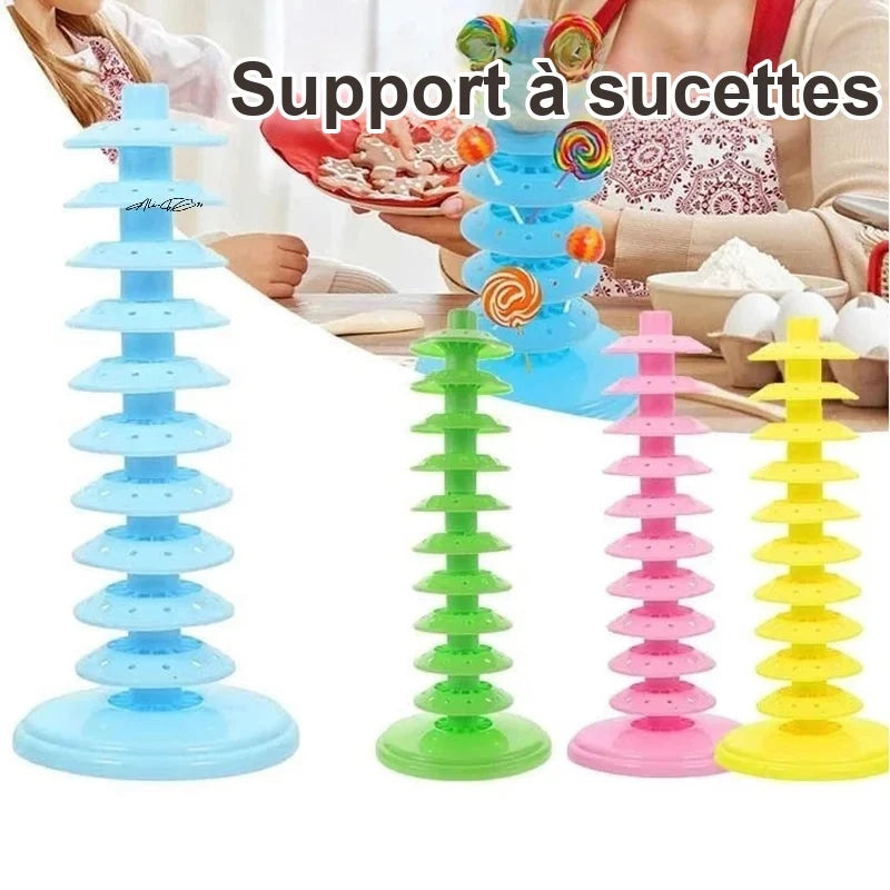 Présentoir Sucette à Étages Multicolore