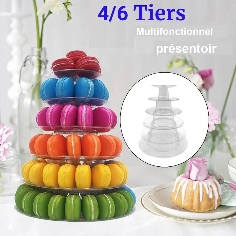Présentoir Cupcakes Transparent Multi-Niveaux – présentoir cupcake – vue d'ensemble
