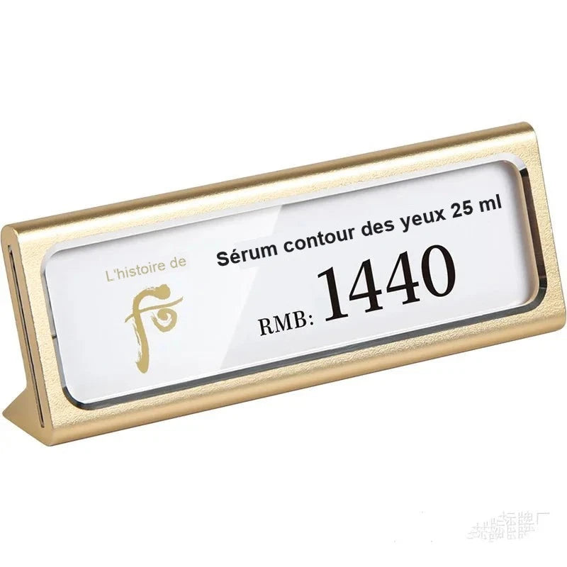 Porte-Étiquette Buffet Métal Lot de 10 Mini