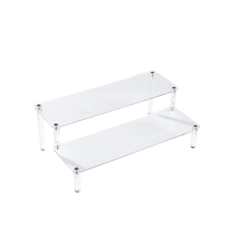 Rehausseur de Buffet Acrylique Transparent à Étages