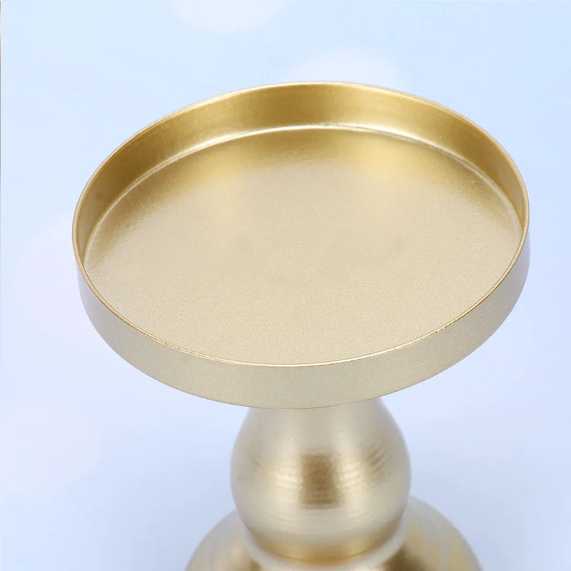 Plateau Gâteau Métal Doré Mariage – présentoir gâteau – vue de côté