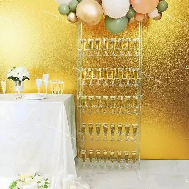 Présentoir Cocktail Acrylique – élément déco fête prénatale