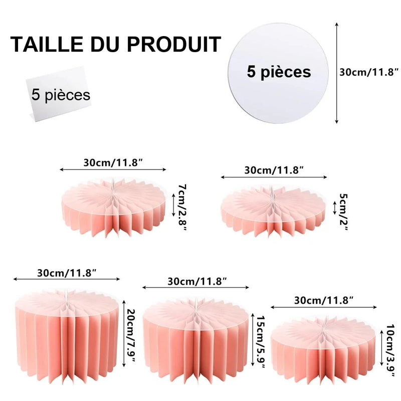 Présentoir Cupcakes Papier Pliable Buffet – présentoir cupcake – détail de la structure
