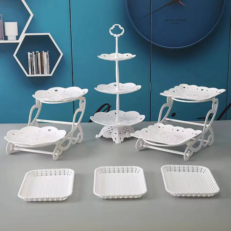 Présentoir Gâteau Multi-Formats Buffet Mariage – présentoir gâteau – vue de côté